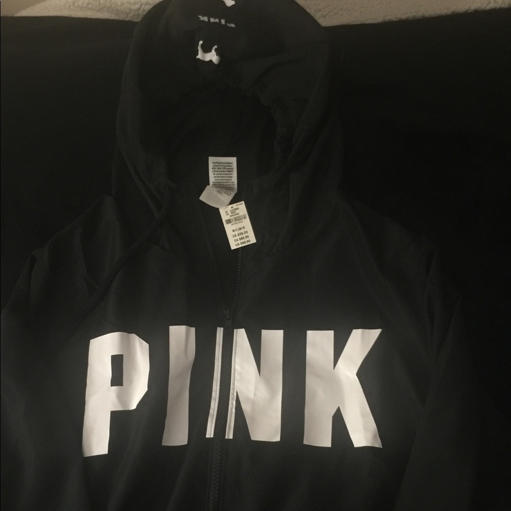 NWT PINK full-zip jacket